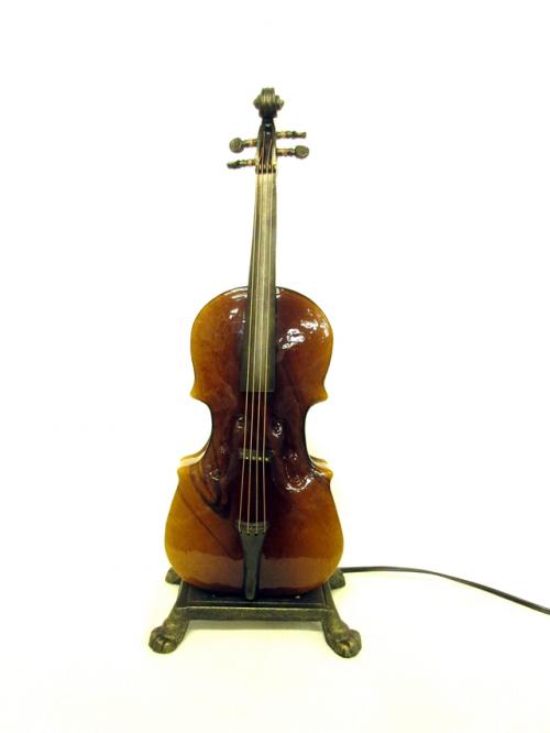 おすすめ特集の通販 美品 ガラス バイオリンランプ 楽器ランプ 